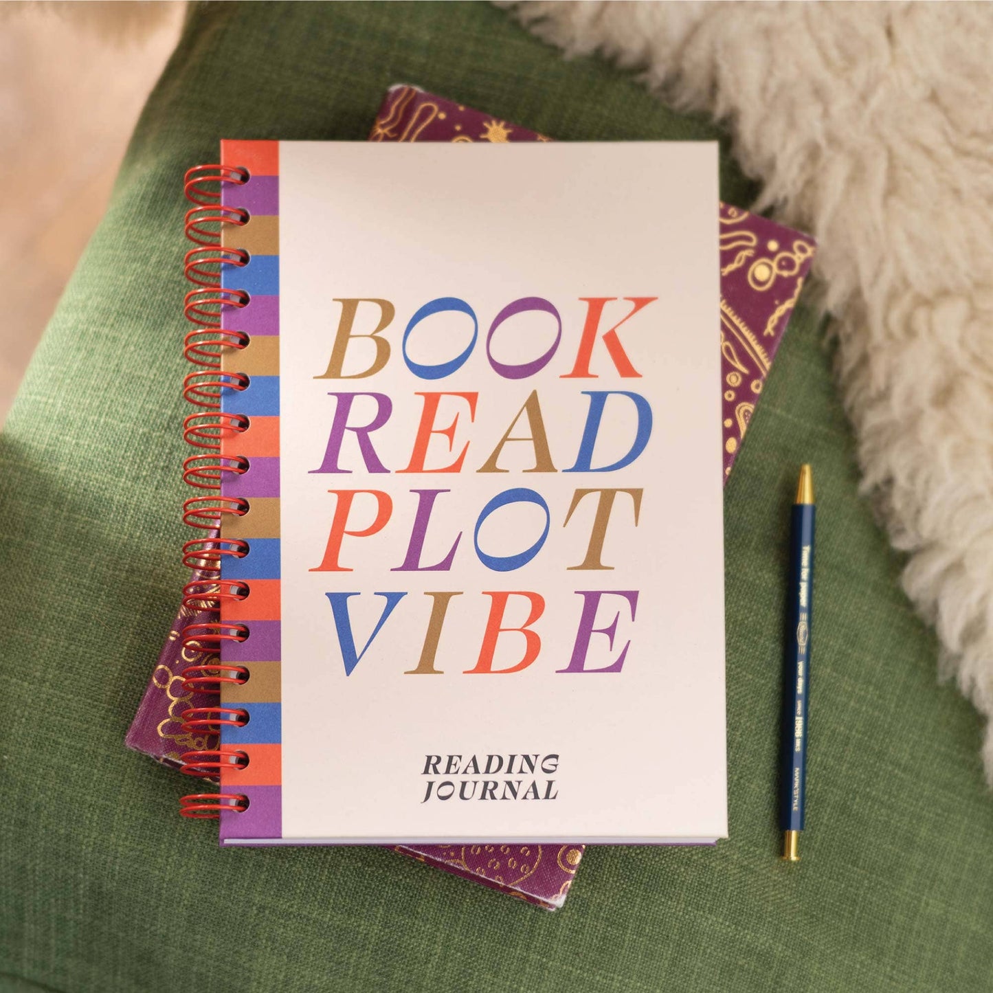 Reading Journal A5 | Book Vibe | Hardcover