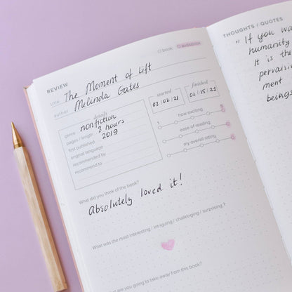Reading Journal (Avid Reader)