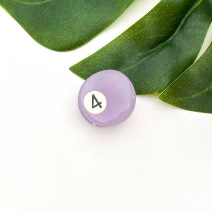 Mini Billiard Ball Acetate Claw Clip, Colorful Hair Clip