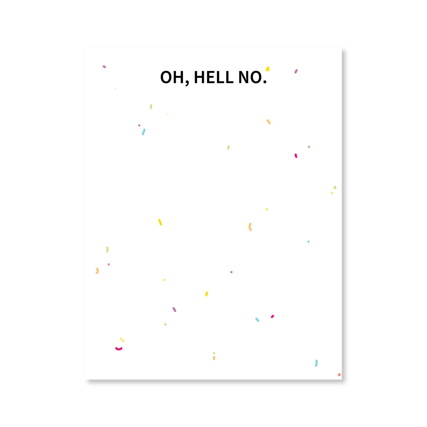 Oh Hell No Notepad