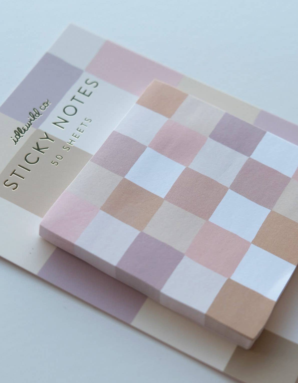 Die-Cut Sticky Notepad | Nude Checks