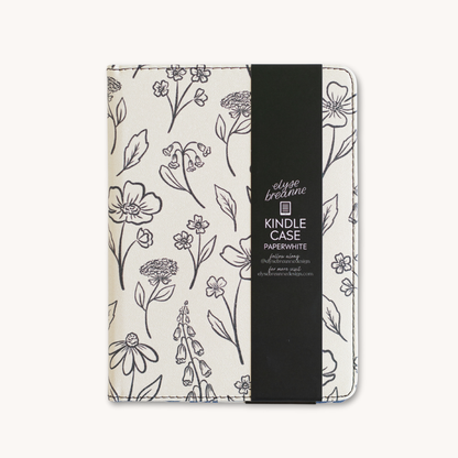 Pressed Floral Kindle Case | Bookish & Reading