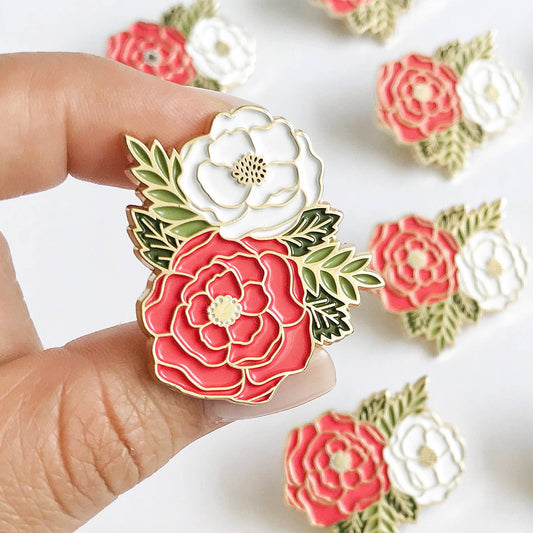 Irene Floral Cluster Lapel Pin | Summer Gift + Garden Gift