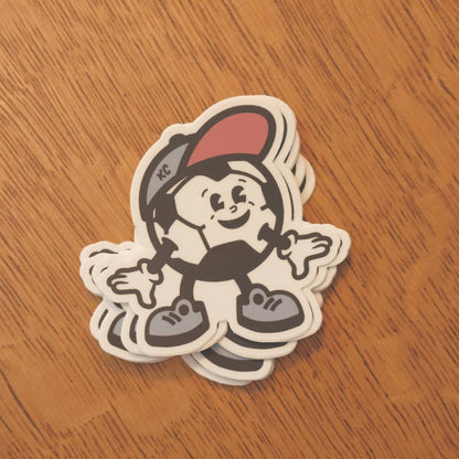 KC Soccer Boy Sticker