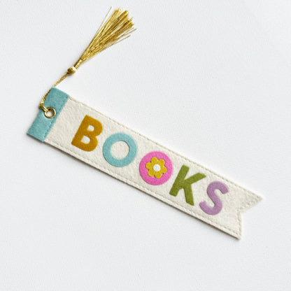 Books Flag Bookmark (Pastel) 