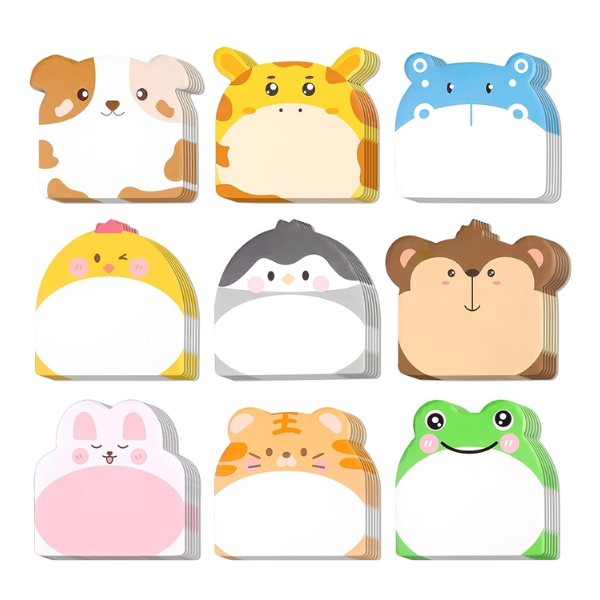 Kawaii Animal Sticky Notes