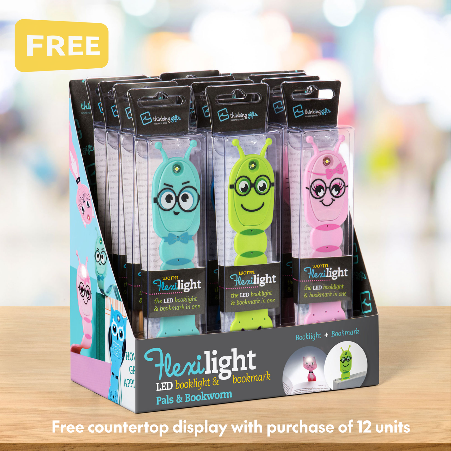 Flexilight Bookworm - Booklight / Bookmark in one