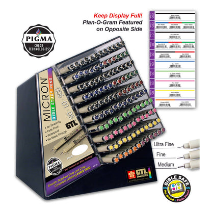 Sakura Pigma Micron Bible Underliner Display - 120 Pcs