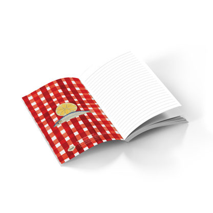 Tinned Fish Soft Touch Classic Layflat Notebook LFC2207L