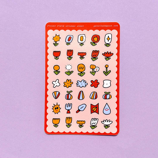 Flower Patch Gardening Sticker Sheet
