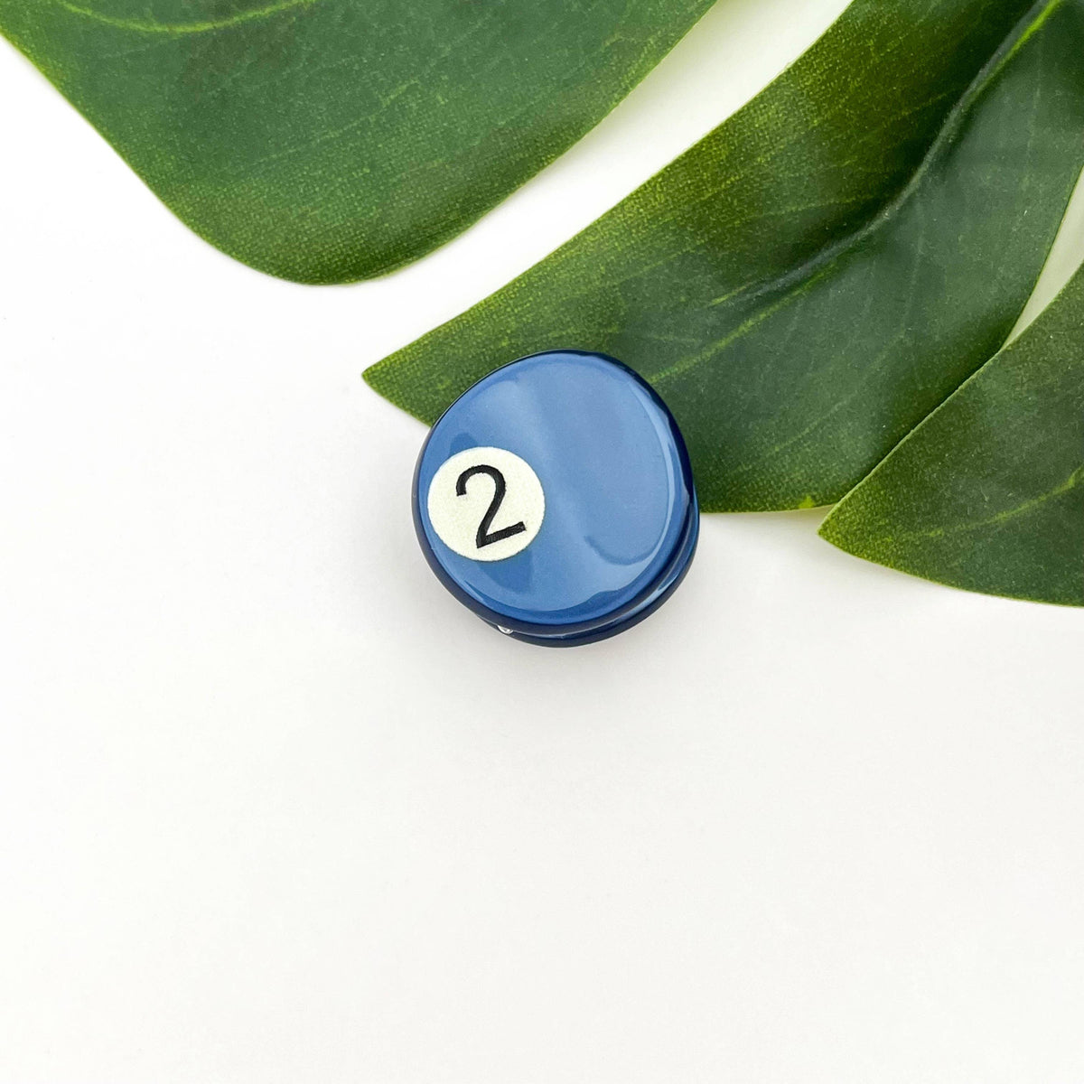 Mini Billiard Ball Acetate Claw Clip, Colorful Hair Clip