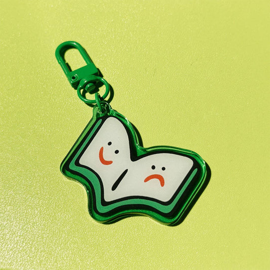 My Journal Has Feelings Too Acrylic Keychain
