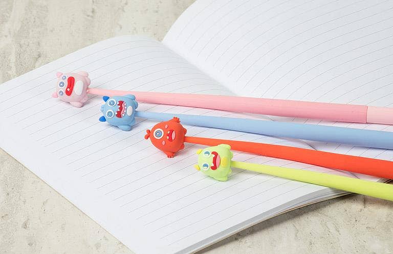 Wobbly Monsters Pen-4 Assorted-9"H