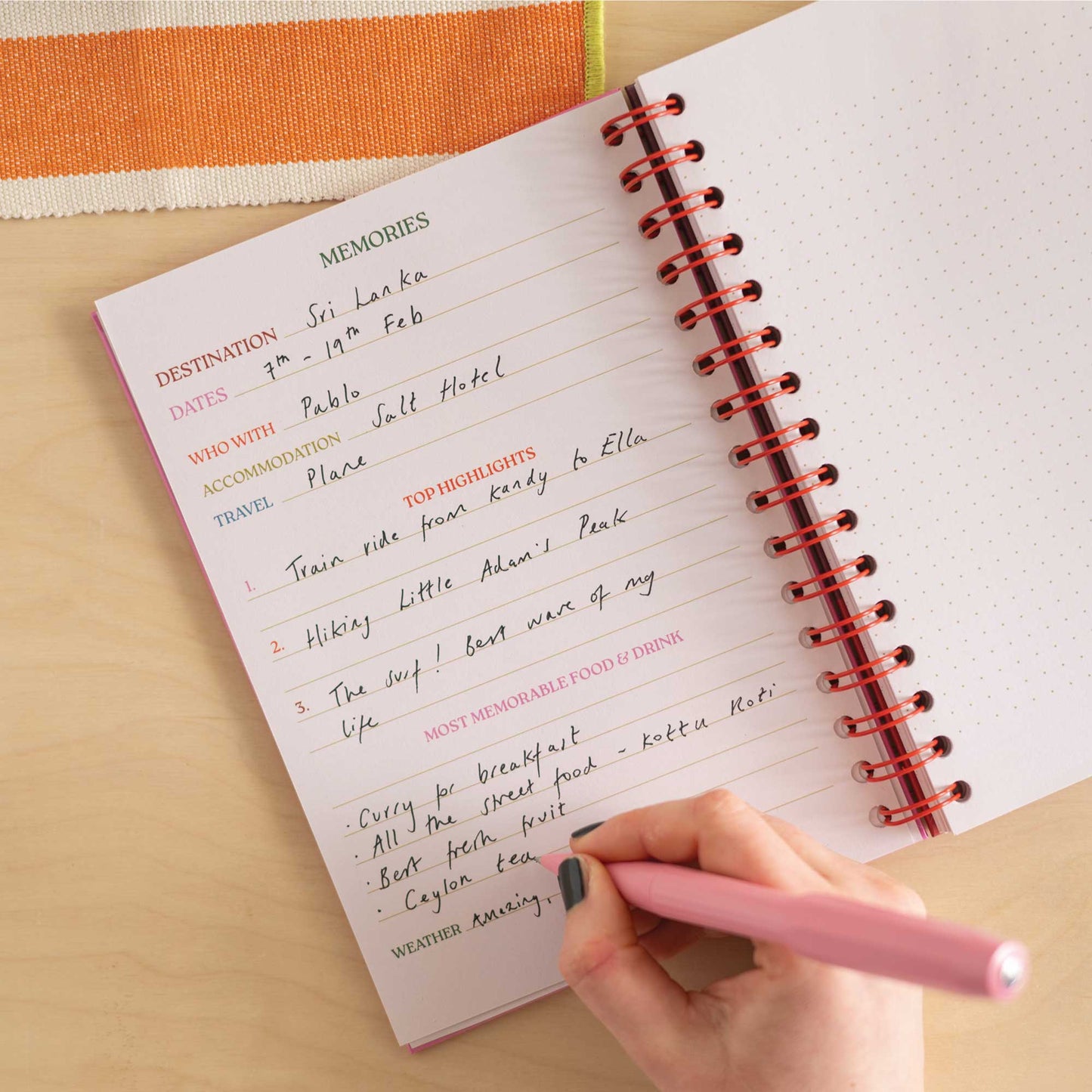 A5 Bold Escapes Travel Journal | Hardcover