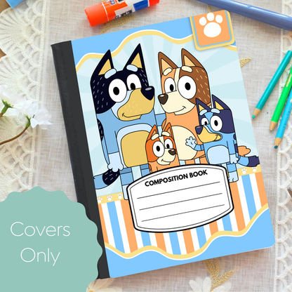 Bluey-Composition Notebook Cover