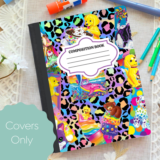 Neon Animals-Composition Notebook Cover