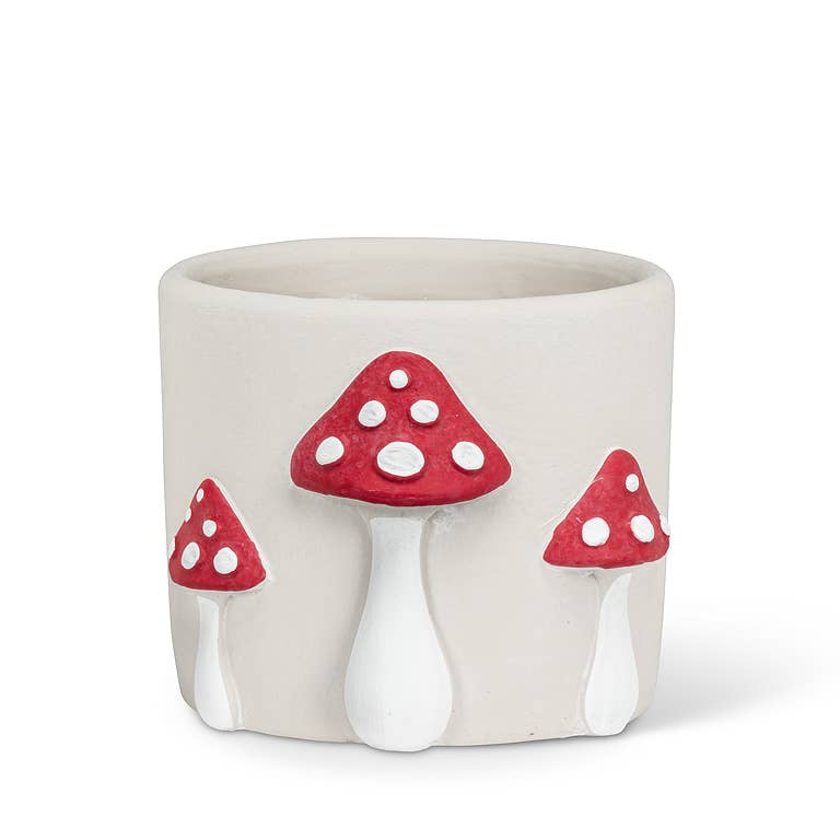 Dot Mushroom Planter-4"H