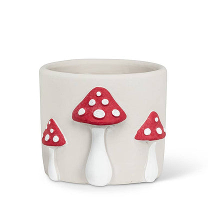 Dot Mushroom Planter-4"H