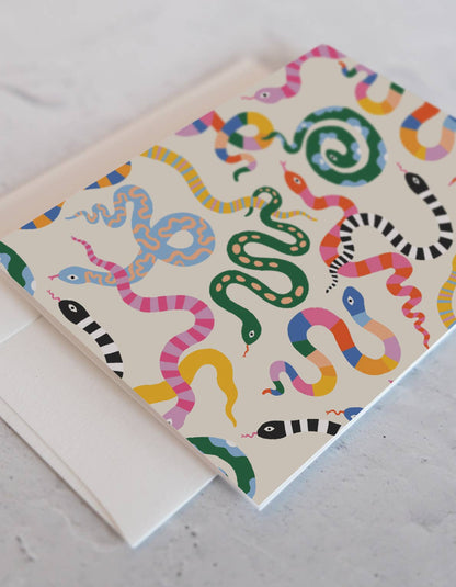 Colorful Snakes Notecards - Boxed Set of 12