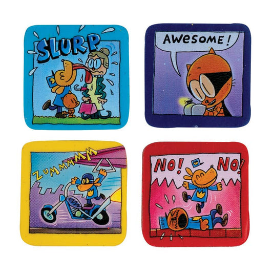 DOG MAN COMIC ERASER   24/BX