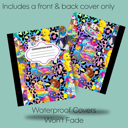 Neon Animals-Composition Notebook Cover