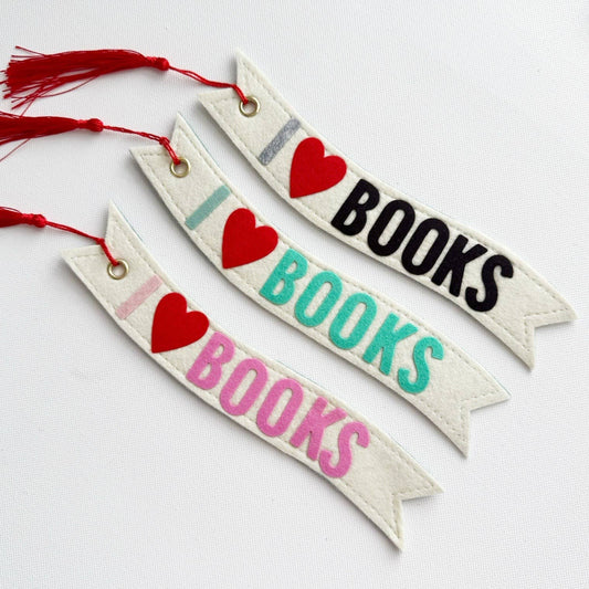 I Love Books Bookmark