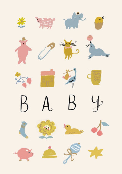 New Baby Toys Petite Card single
