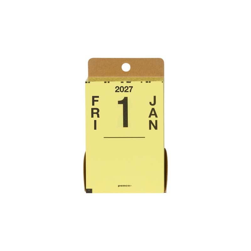 2027 Memo Block Calendar(Penco)