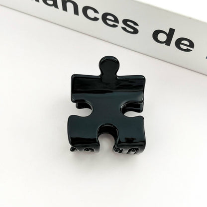 Acetate Puzzle Shape Hair Claw Clip