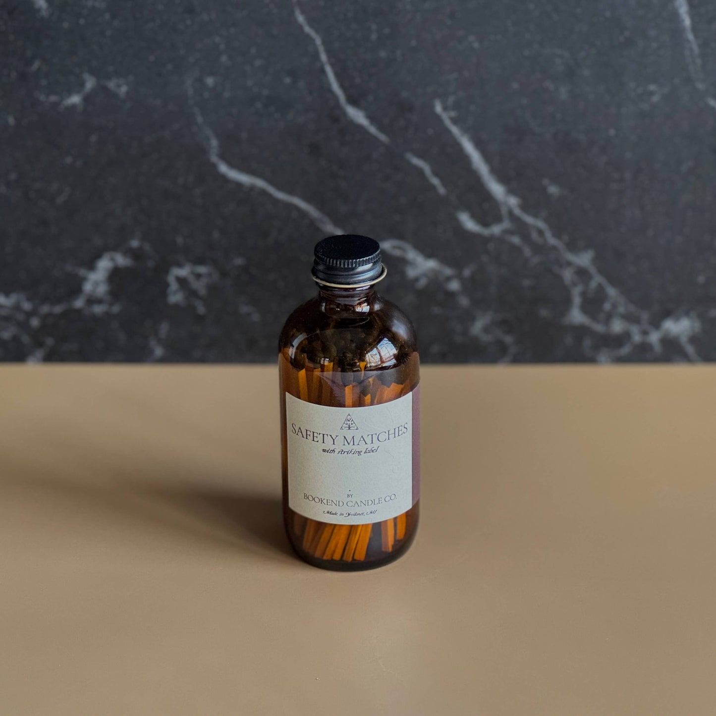 Safety Matches in Glass Jar