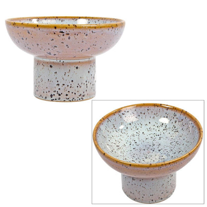Truu Design Elegant Reactive Glaze Pedestal Planter