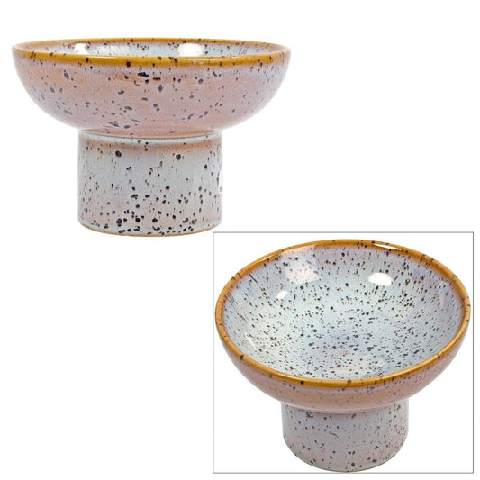 Truu Design Elegant Reactive Glaze Pedestal Planter