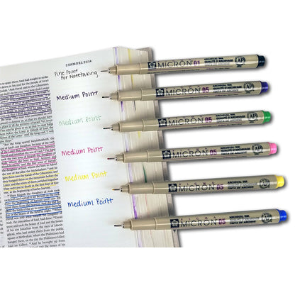 Sakura Pigma Micron Bible Underliner Display - 120 Pcs