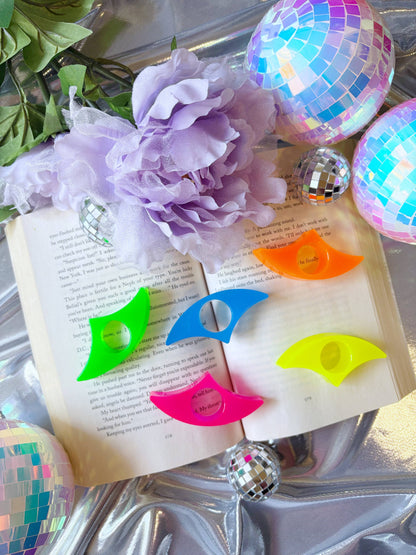 Neons Collection Book Holders: Yellow / Diamond