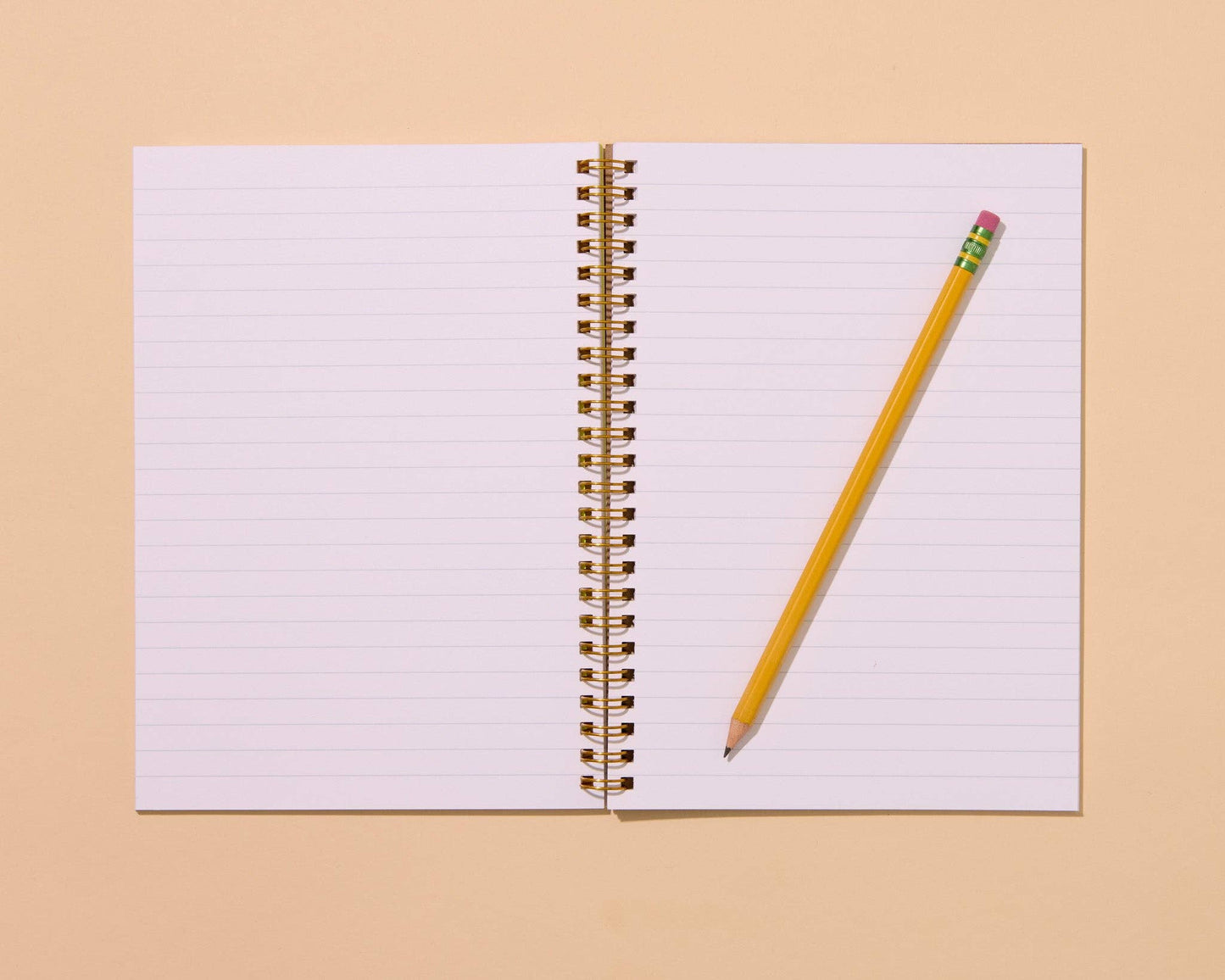 Modern Cozy Letterpress A5 Spiral Notebook — Autumn Quilt