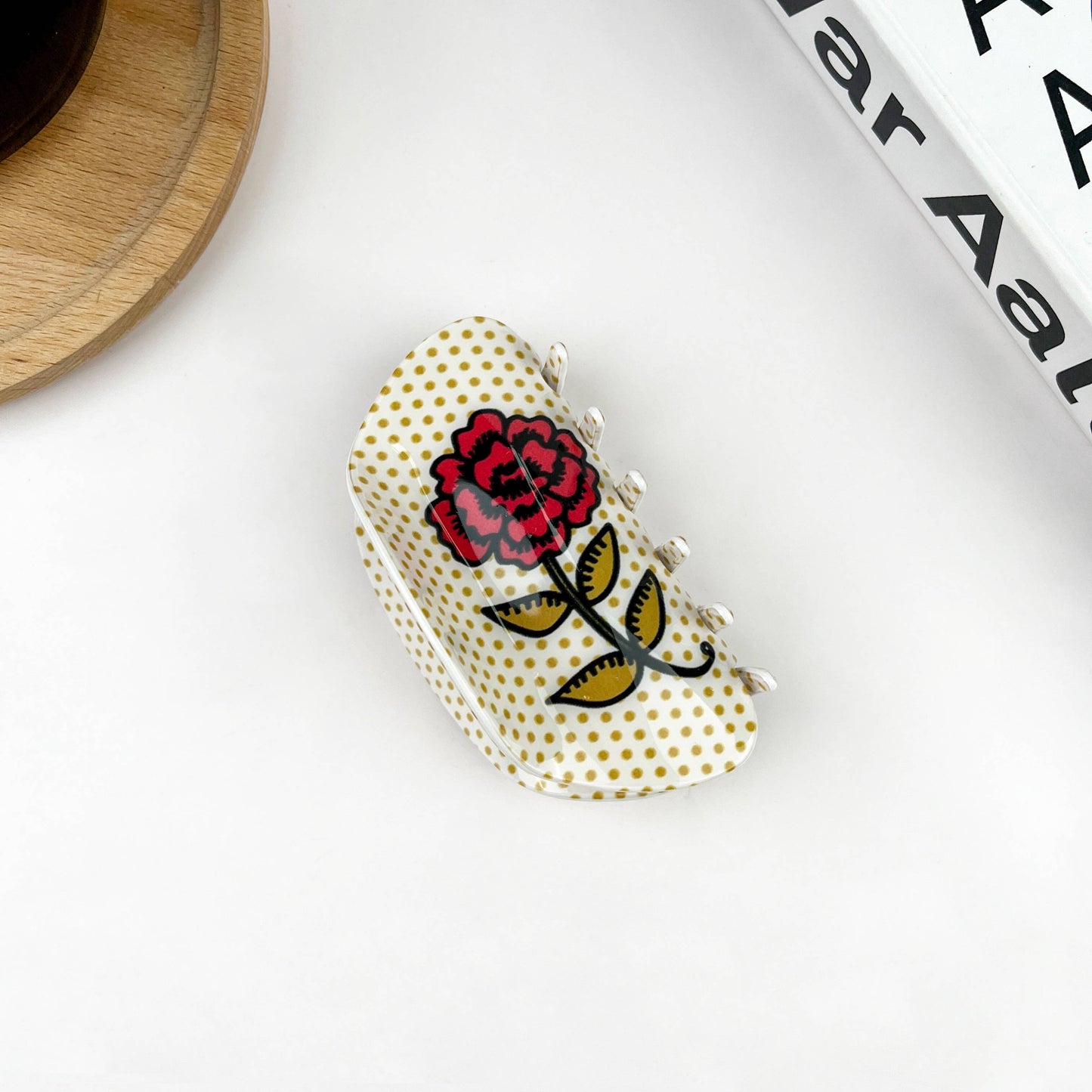 Fashion Flower Claw Clip, Fall Hair Clip
