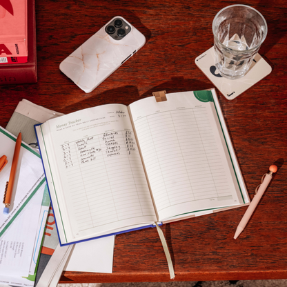 Guided Finance Planner, A5 Hardcover - Wonder