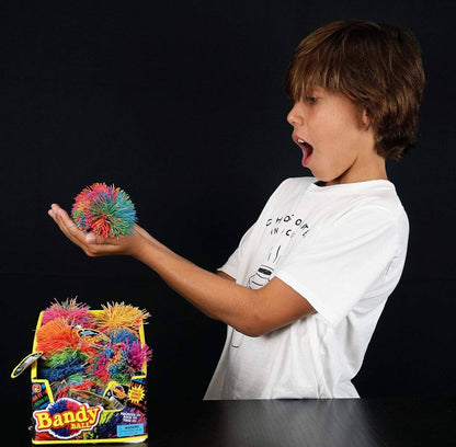 Bandy Ball Stretchy Stringy Balls for Kids 24-Unit Display