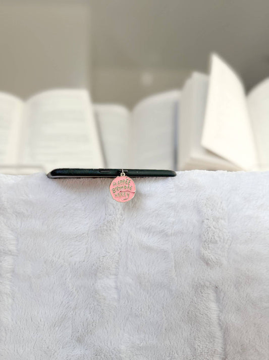 Happee Birthdae Harry Kindle Charm | USB C Dust Plug Charm