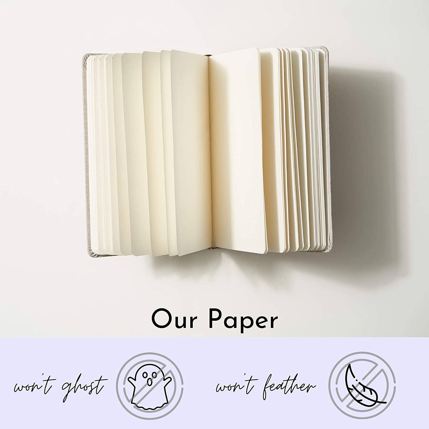 Moderne Blank Hardcover Notebook A5 Size 240 Pages