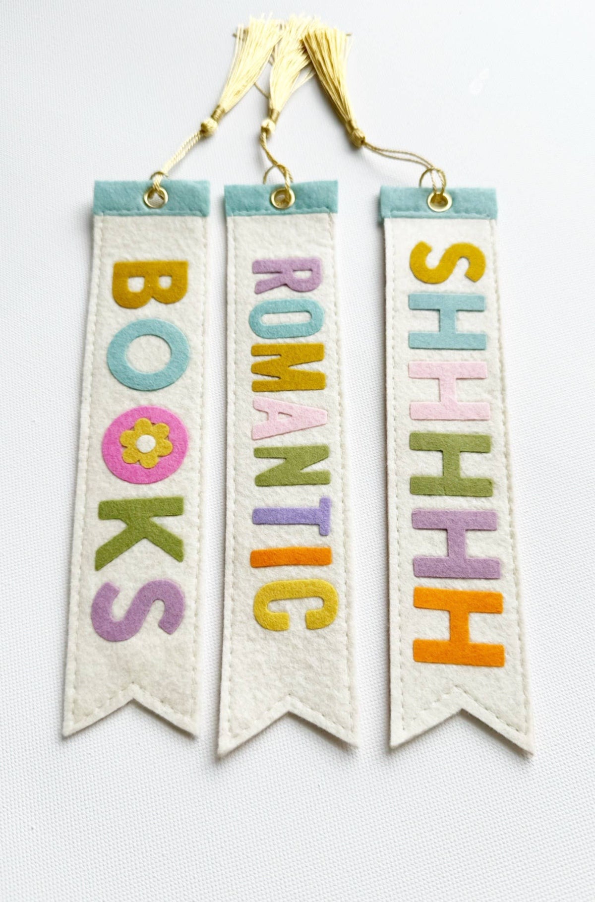 Books Flag Bookmark (Pastel) 