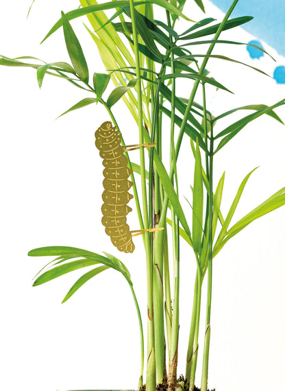 Plant Animal - Caterpillar, insect plant charm