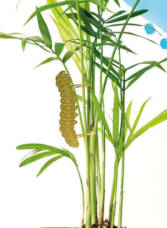 Plant Animal - Caterpillar, insect plant charm