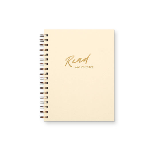 Read and Reviewed Book Log Journal