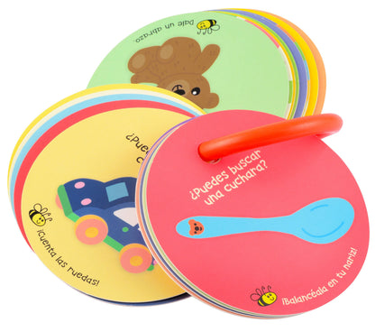 Toddler Scavenger Hunt Cards at Home - Spanish Edition