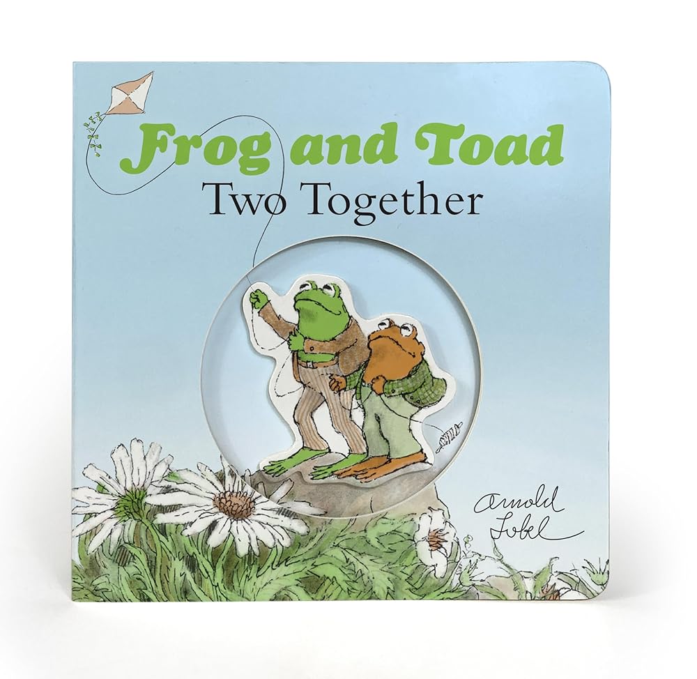 Frog and Toad: Two Together: Original Board Book with Cut-Out Cover and Raised Element From the Classic Animal Friendship and Adventure Series [ages 0-4] cover image
