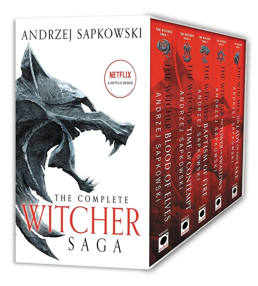 The Witcher Boxed Set: Blood of Elves, The Time of Contempt, Baptism of Fire, The Tower of Swallows, The Lady of the Lake cover image