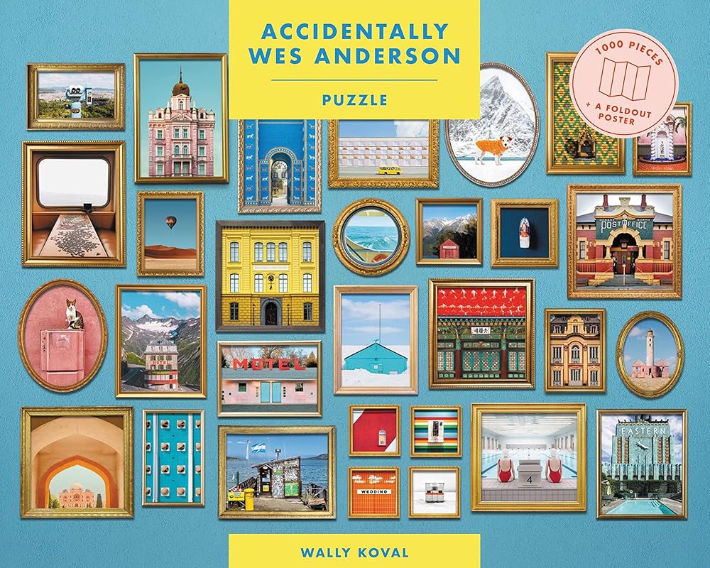 Accidentally Wes Anderson Puzzle: 1000 Piece Puzzle cover image