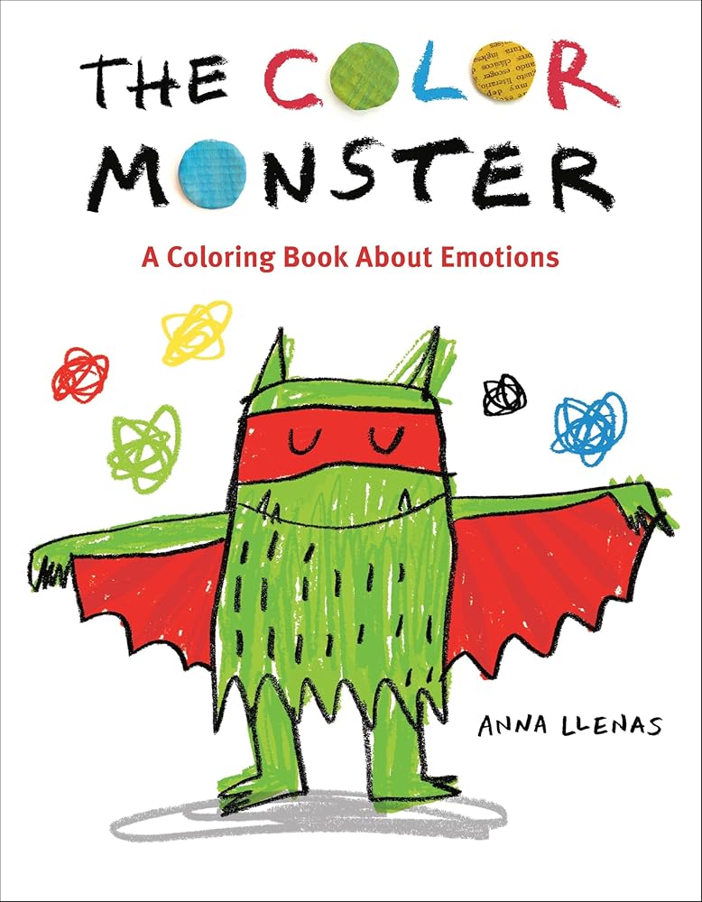 The Color Monster: A Coloring Book About Emotions cover image
