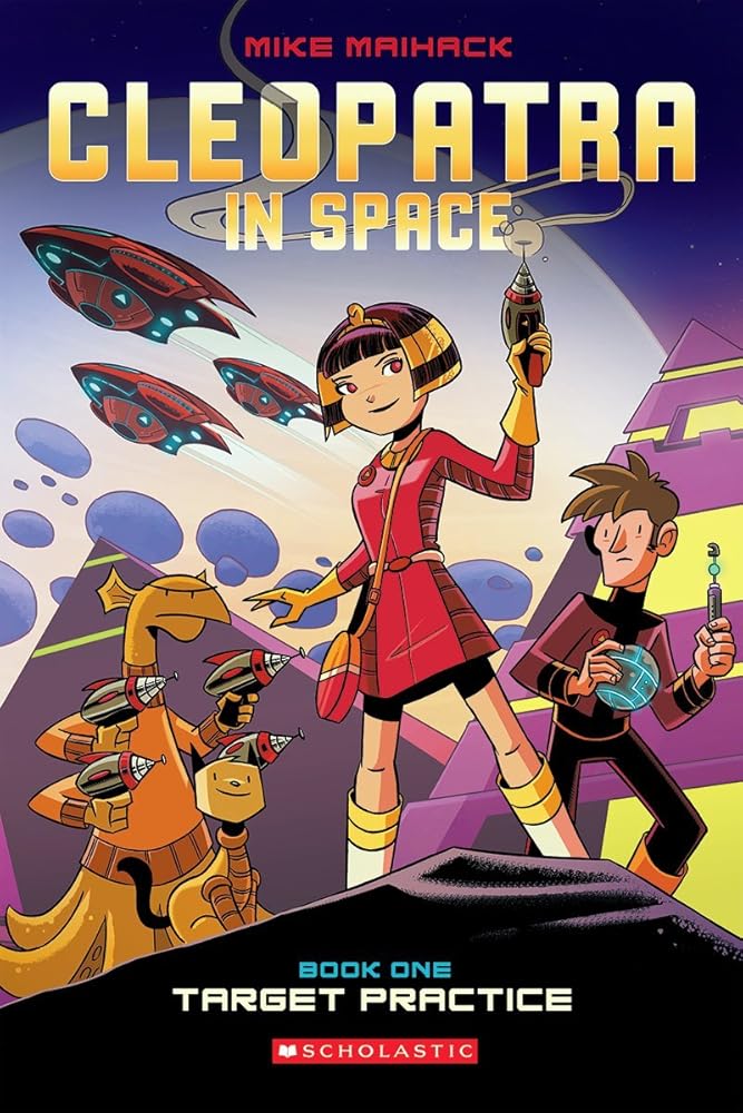 Target Practice: A Graphic Novel (Cleopatra in Space #1) (1) cover image